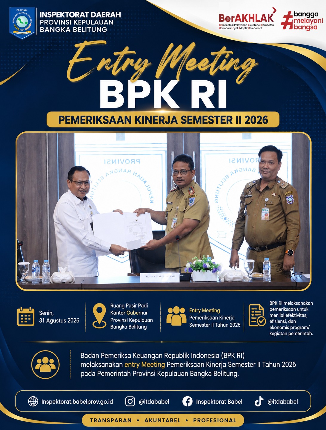 ENTRY MEETING BPK RI